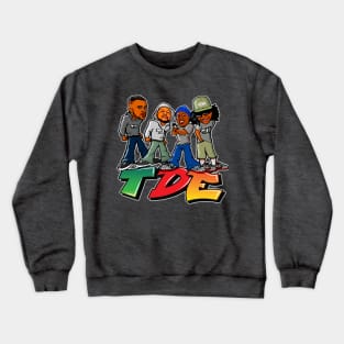 TDE Graffiti Style Crewneck Sweatshirt